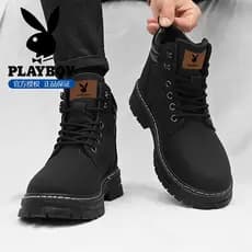 Playboy sapatos masculinos de alta qualidade novo estilo botas gerais verão resistente ao desgaste estilo britânico Mart