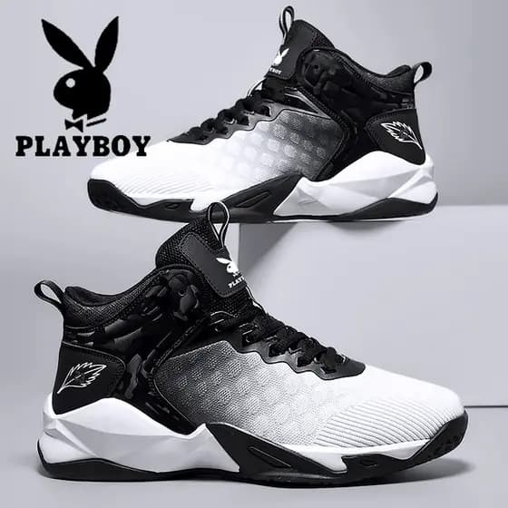 Playboy sapatos masculinos 2026 novo estilo verão respirável basquete combate real sapatos de alta qualidade masculino a