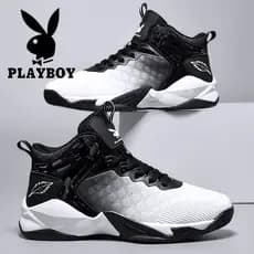 Playboy sapatos masculinos 2026 novo estilo verão respirável basquete combate real sapatos de alta qualidade masculino a