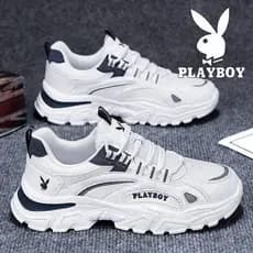 Playboy sapatos masculinos 2026 novo estilo verão respirável correndo papai sapatos masculinos malha viagem lazer esport