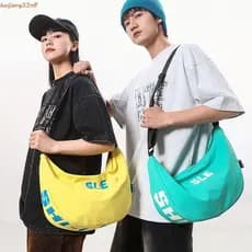 Bolsa De Bolinho Estilo Japonês HUIJIANG , Ombro Multifuncional De Nylon De Grande Capacidade , Streetwear