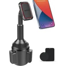 Suporte Magnético para Telefone OQTIQ para Carro - Altura Ajustável e Múltiplos Ângulos - Operação com Uma Mão - Compatí