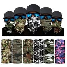 Bandanas de Camuflagem, Balaclava Sem Costura, Lenço Mágico, Lenço de Ciclismo 3D