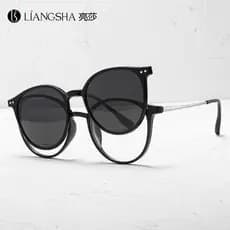 Gm óculos de sol feminino moda polarizada óculos de sol Oval Retro miopia óculos de comércio exterior europeu americano