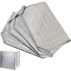 4 PACOTES de Sacos Térmicos Reutilizáveis, Forros Térmicos de Alumínio para Caixas, 14 x 9,2 x 13,2 polegadas, para isol