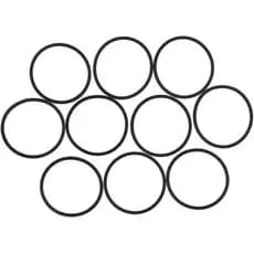 10 Peças de Correia de Borracha Preta para Disco Rígido do Xbox 360, Kit de Substituição de Correia para Rock Tumblers,