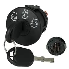 Interruptor de Ignição com Chave 725-12066 725P12066 925-12066 3 Posições 6 Pinos Compatível com Cub Ca-det ZT1-42 ZT1-4