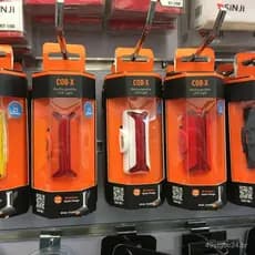 Lanterna traseira para bicicleta GUEE COB-X para bicicletas de estrada e mountain bikes, luz LED para pedalar à noite, l