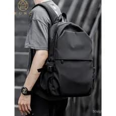 Mochila masculina moderna, bolsa de viagem casual à prova d'água, bolsa para laptop, mochila para estudantes do ensino m