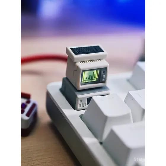 Keycap Personalizado K02, Keycap Clássico Retro, Keycap Translúcido, Três em Um, Alta Relação Custo-Benefício