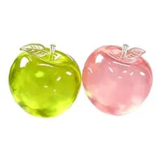 Conjunto de 2 Brinquedos Squishy da Apple, Conjunto de Brinquedos Macios para Alívio do Estresse para Adultos e Crianças