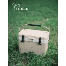Caixa térmica isolada Vidalido, cooler portátil para camping ao ar livre, cooler para carro.