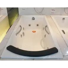 Banheira de massagem Kohler K-8279T-GR-1P/58 BioF de ferro fundido de 1,7 metros (incluindo almofada para banho)