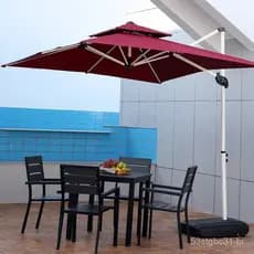 Guarda-sol, guarda-sol para pátio externo, guarda-sol grande para áreas externas, guarda-sol de meia-tenda, guarda-sol r