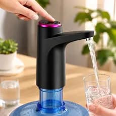 Bomba de Água Automática para Galão Elétrica Com Um Toque Silenciosa Prática e Fácil de Usar