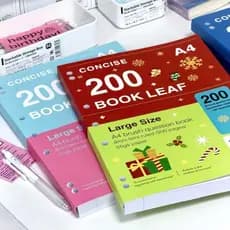 400 páginas fino crocante caderno engrossado nota A4 estudante zero exercício livro engrossado linha Horizontal simples