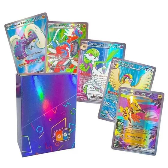 Novo Pokemon 100 Pçs EX Cartões/Caixa Energia Brilhante Batalha Jogo De Cartas Colecionáveis Inglês Para Meninos Present