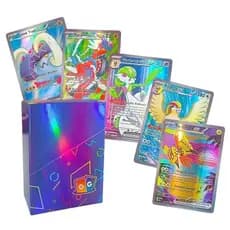 Novo Pokemon 100 Pçs EX Cartões/Caixa Energia Brilhante Batalha Jogo De Cartas Colecionáveis Inglês Para Meninos Present
