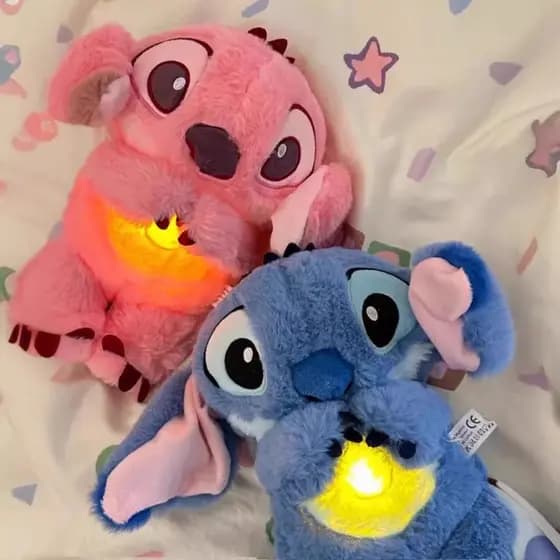 Urso de respiração do bebê, boneca de pelúcia de ponto calmo, música infantil calmante, companheiro de sono, presente T1