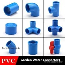 Conector De Tubo De PVC Azul | 3 Maneiras 4 Caminhos 5 Conexões Para Tubos De Abastecimento De Água 6/Peças De Irrigação