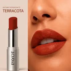 Batom Hidratante Payot Terracota Confortável Fácil de Aplicar Cor Versátil Make Dia a Dia