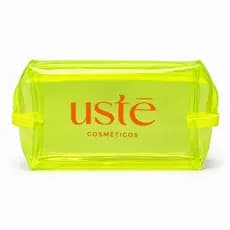 Necessaire Transparente Ustê Cosméticos Bolsa Organizadora Maquiagem Viagem