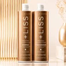 Kit HairCare +Liss Jacques Janine Shampoo 450ml + Condicionador 440ml Vegano Antivolume Brilho