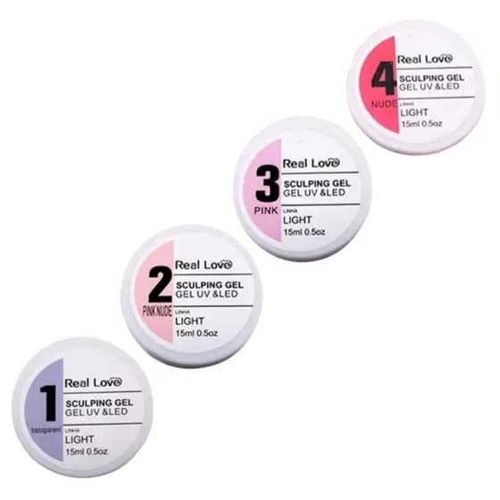 Gel Sculpting Pote 15ml - Linha Light All Smile - Real Love