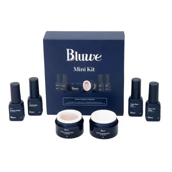 Mini Kit 6 Itens para Alongamento de Unha Preparadores e Géis - Bluwe
