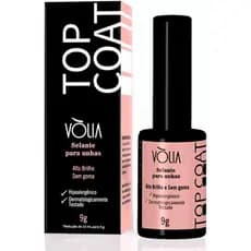 Top Coat Clear Vòlia 9g - Brilho Intenso e Duradouro