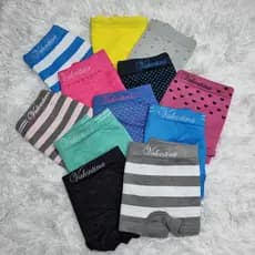 kit Calcinha Box Shortinho Boxer Cueca Feminina Adulto