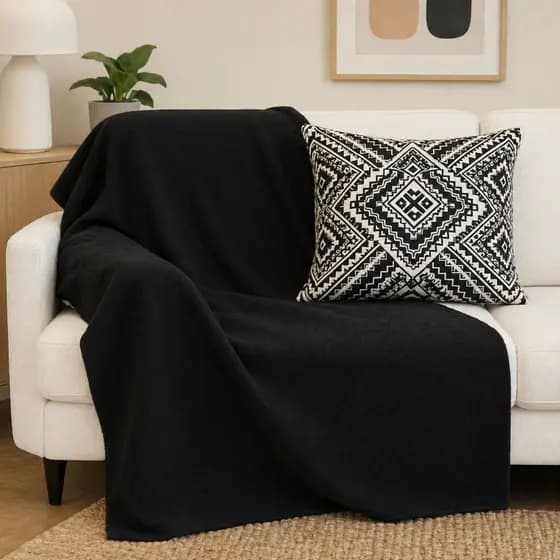 Manta Para Sofá 240x180cm Higiênica Decorativa Para Cama Poltrona Confortável Macia Lavável Multiuso Premium