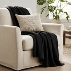 Manta Para Sofá 220x160cm Confortável Higiênica Decorativa Para Cama Solteiro Poltrona Macia Lavável Premium