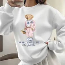 Moletom Feminino Básico Algodão Gola Redonda Moda Inverno Estilo Gringa Moda Blogueirinha