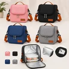 Bolsa Termica Com alça Lancheira Mochila Termica Grande para Bebidas Lanches Comidas Viagens Praia