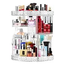 Organizador De Maquiagem Giratorio 4 Andares Cosmeticos