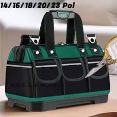 Bolsa/mala De Ferramentas Grande Reforçada Lona Profissional 14 A 23 Pol Para Marcenaria,worker Uso