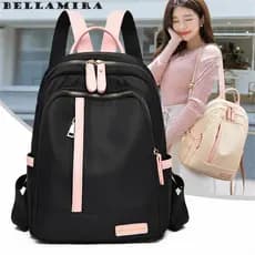 Mochila Feminina De Tecido Oxford Mochila Estilo Universitário De Grande Capacidade À Prova D'água Leve Bolsa De Viagem