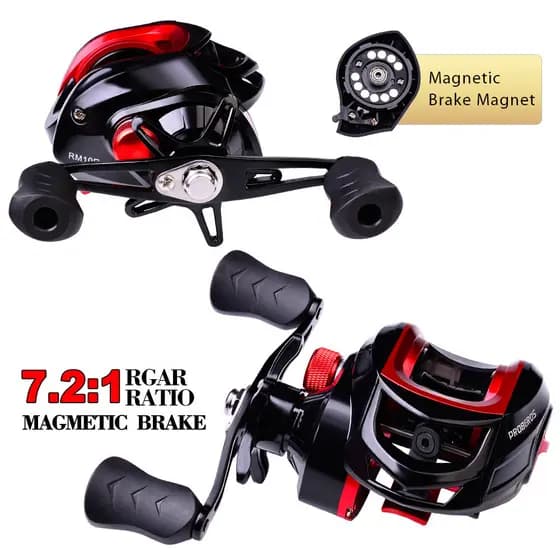 240Kg Carretilha De Pesca Com Marine Sports Pitching 7.2 : 1 Alta 10kg Max Molinete De Pesca Molinete Pesca Mulinete