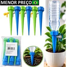 Kit Regador de Plantas Gotejador de Garrafa Pet Irrigação de Jardim Vaso - OFERTA RELAMPAGO