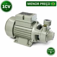 Bomba de Água Periférica 1cv Bivolt Motobomba 1hp Bifásica 110v/220v Qb80 - Oferta