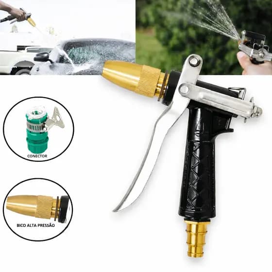 Esguicho de Ferro Alta Pressão Resistente Para Irrigação Jardim Plantas Horta Água Muito Forte - OFERTA