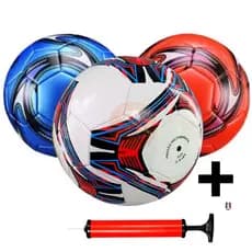 Bola Couro Sintetico Bomba De Futebol Futsal Campo Nº 5 Costurada Cores Variadas Treino e Jogo Oficial Quadra Menino