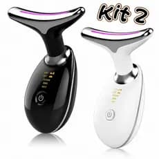 Massageador Facial Forma Golfinho com LED Fototerapia para Cuidados com a Pele e Rejuvenescimento
