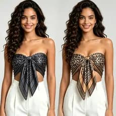 Lenço de Cetim 90x90 Feminino Grande Quadrado Estilo Seda Bandana Cachecol Echarpe Cabelo Praia Moda Versátil Listrado