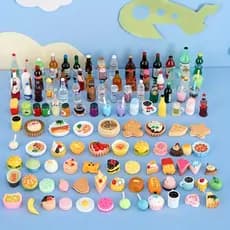 DIY Miniatura Playhouse Loja De Conveniência Simulação Mini Brinquedos De Comida Para Crianças Acessórios De Cena Em Pre