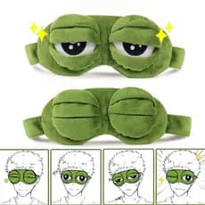 Máscara De Sono De Pelúcia Fofa Para Dormir Melhor Crianças