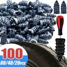 Kit De Reparo De Pneus A Vácuo Para Motocicleta E Carro , Ferramentas Punção De Pneu , Scooter Universal , Acessórios De