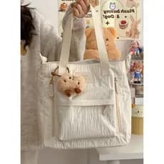 Mochila escolar portátil para meninas, estudantes do ensino fundamental, bolsa de ombro para crianças, mochila para estu
