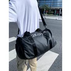 Bolsa mensageiro de grande capacidade para homens, bolsa de bagagem de mão para viagem, mochila seca e molhada, esportes